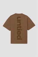 UNTIED® THE ENTRY COLLECTION SS26 BROWN T-SHIRT