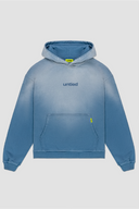UNTIED® THE ENTRY COLLECTION SS26 ENSIGN BLUE SUN FADED HOODIE