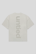 UNTIED® THE ENTRY COLLECTION SS26 LIGHT GRAY T-SHIRT