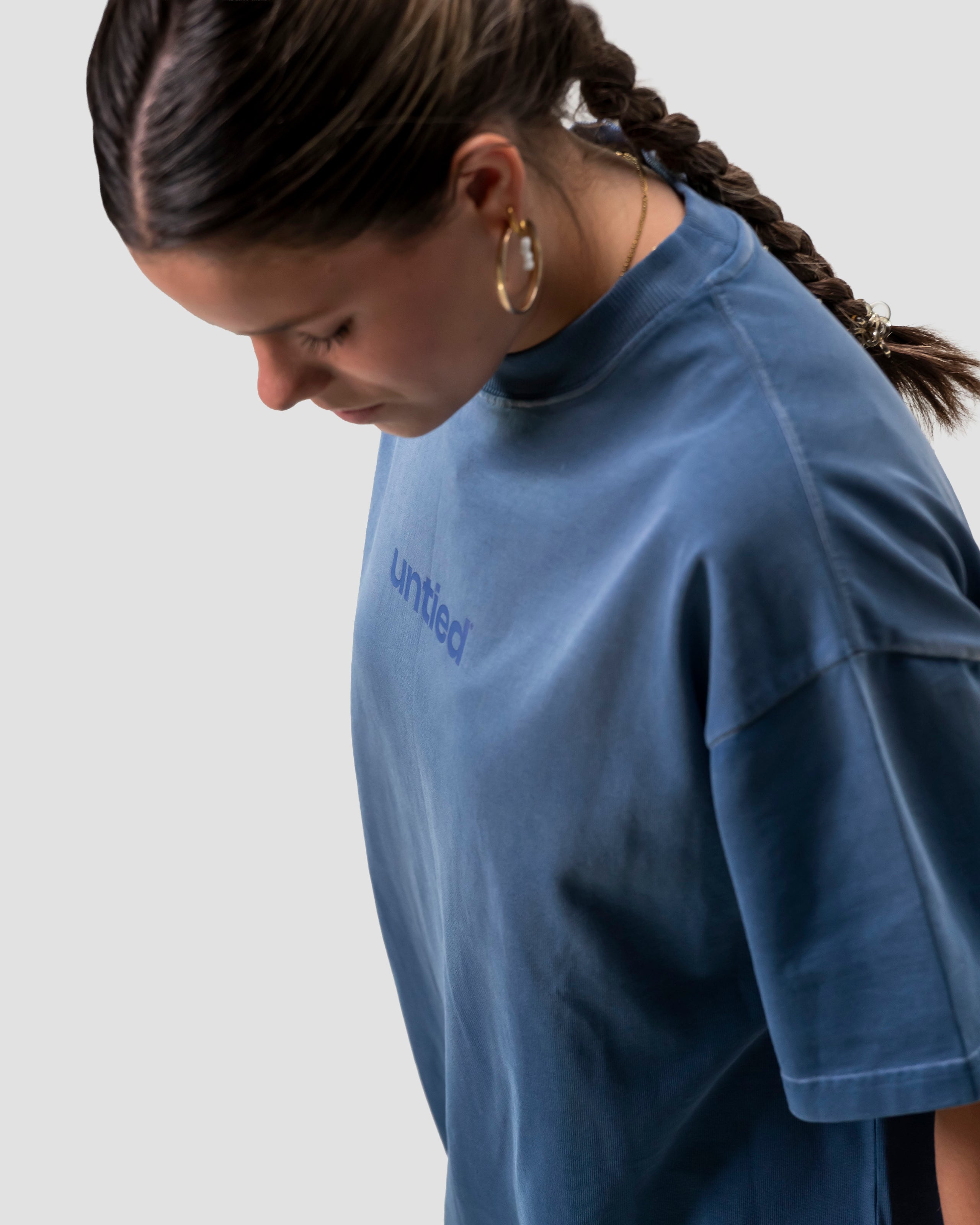 UNTIED® T-SHIRT — Ensign Blue Sun Faded