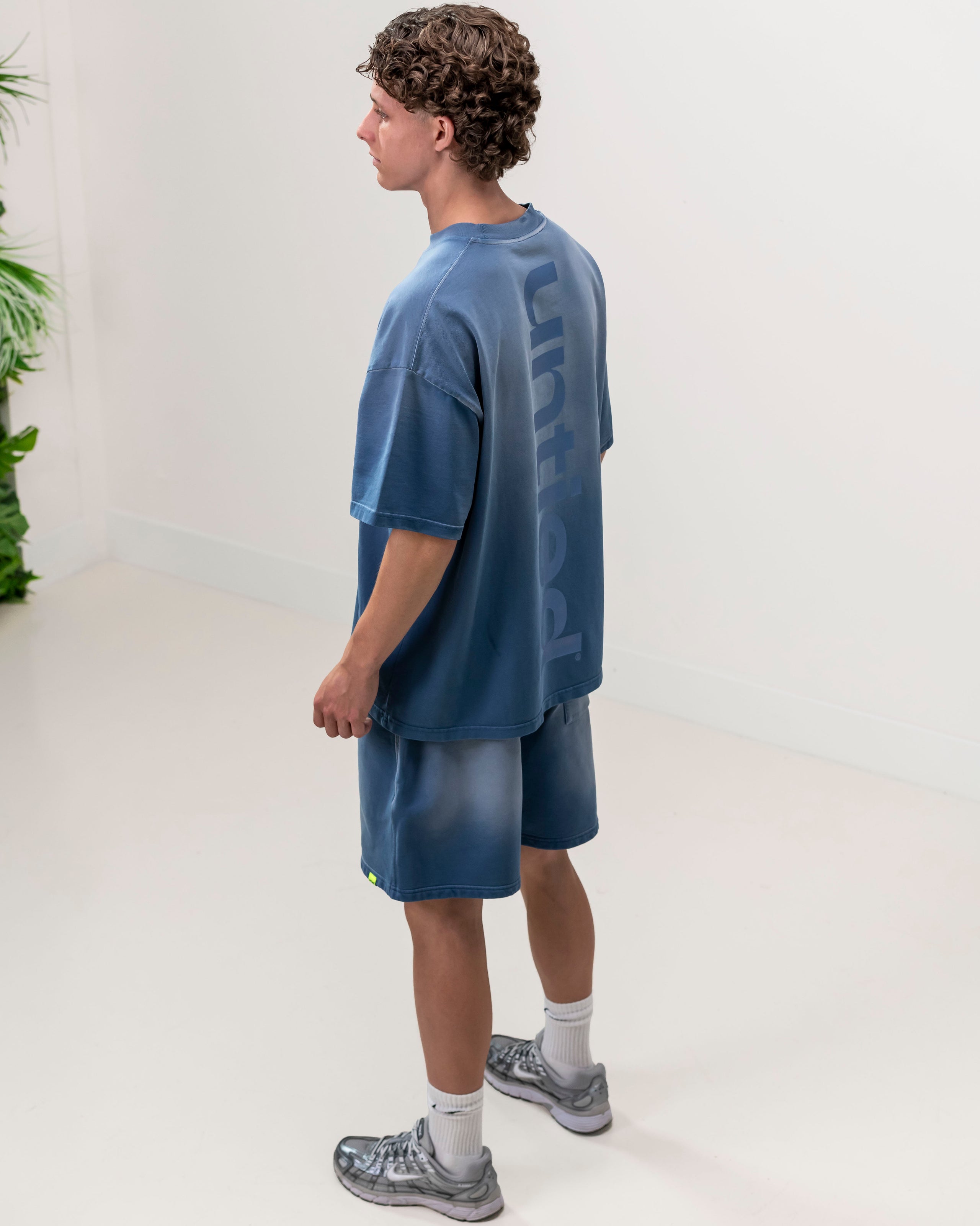 UNTIED® T-SHIRT — Ensign Blue Sun Faded