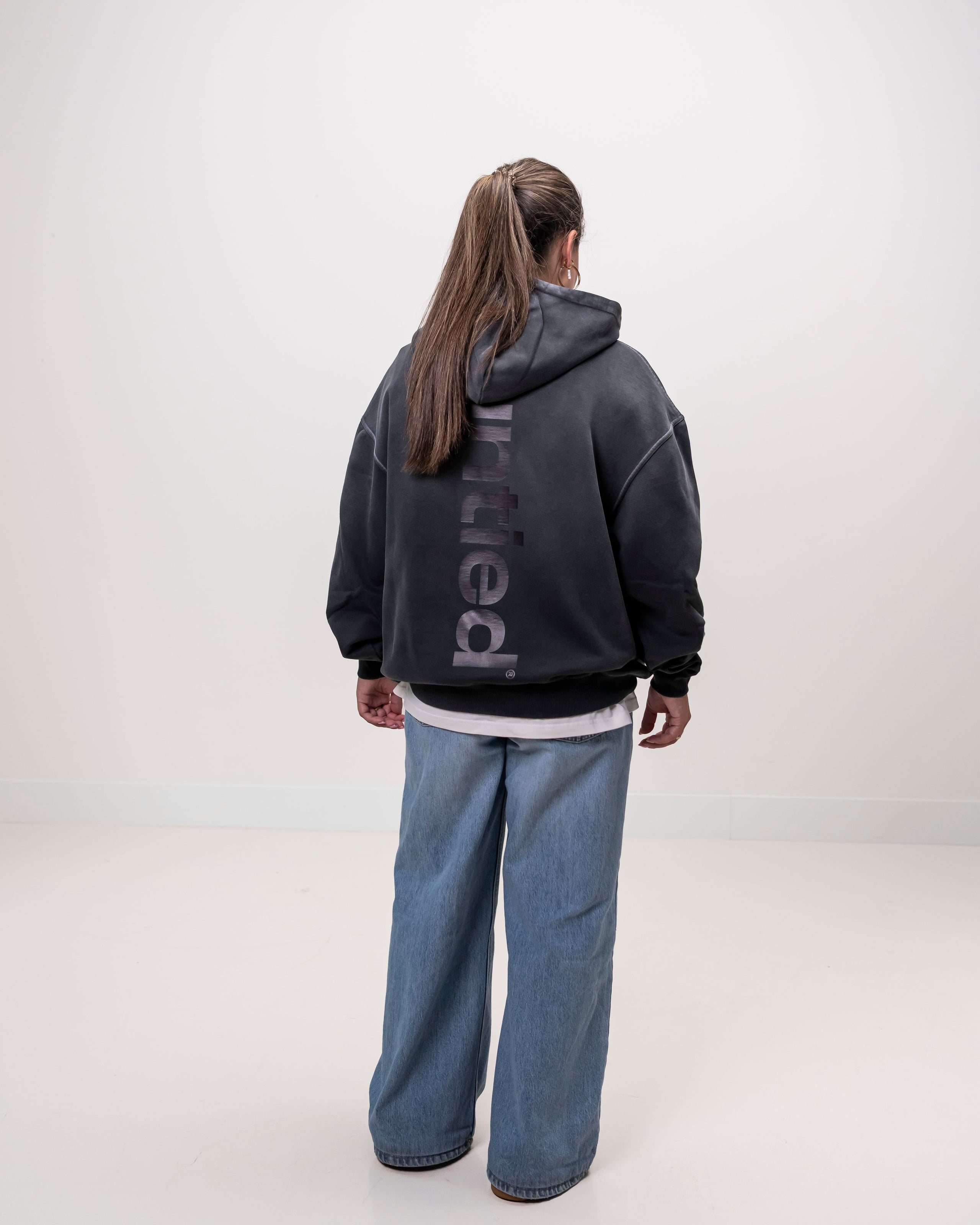 UNTIED® HOODIE — Black Sun Faded