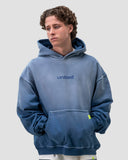 UNTIED® HOODIE — Ensign Blue Sun Faded