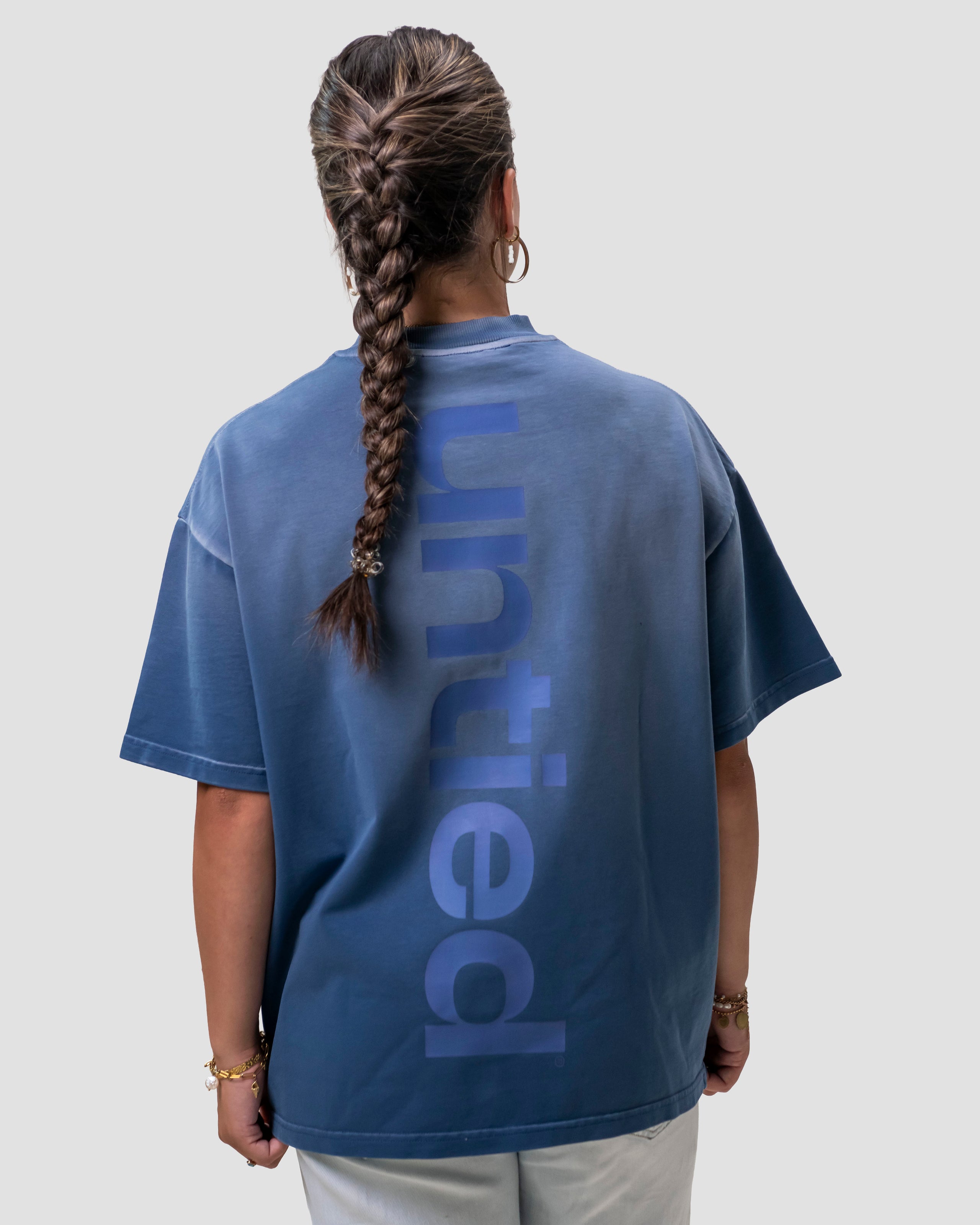 UNTIED® T-SHIRT — Ensign Blue Sun Faded