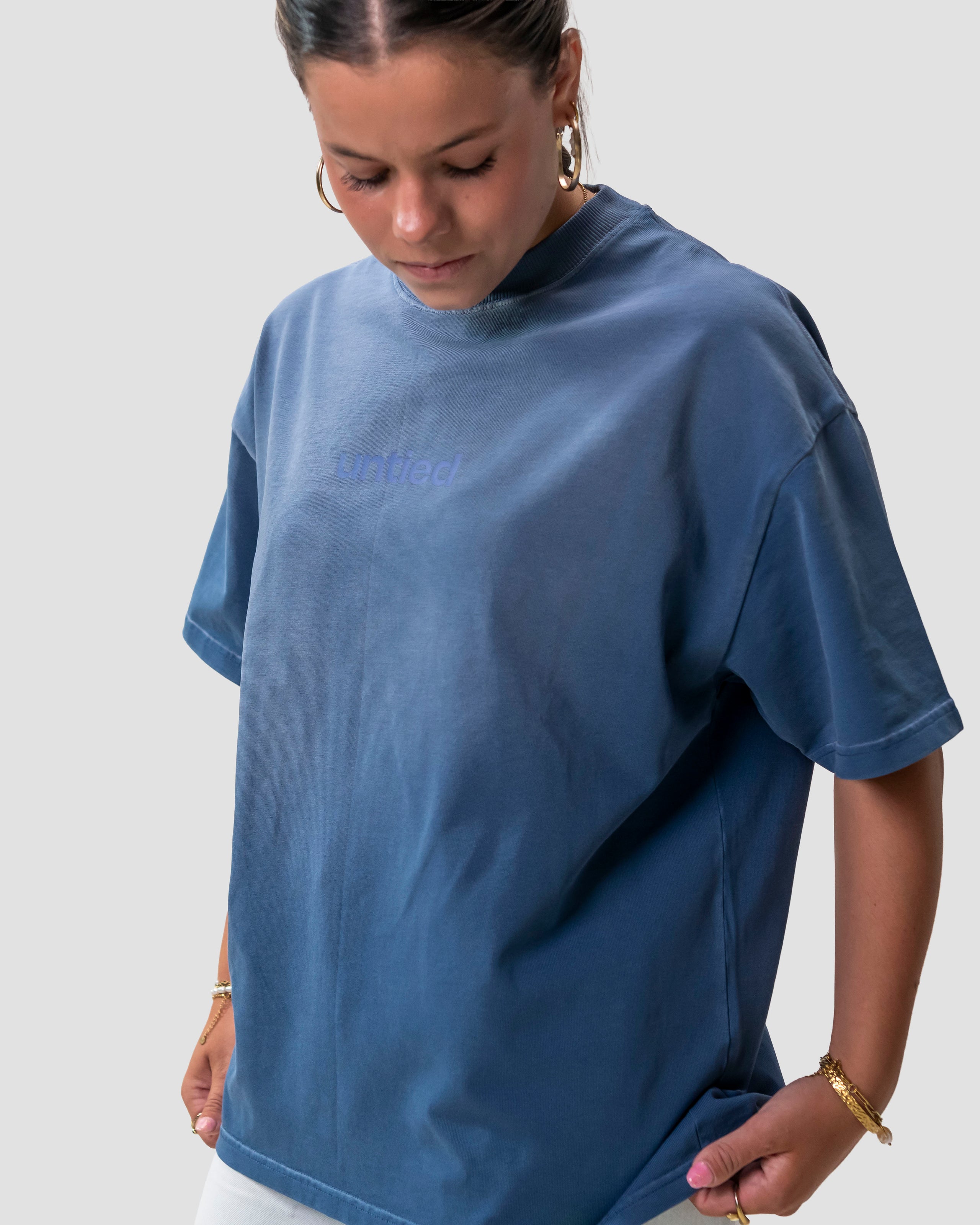UNTIED® T-SHIRT — Ensign Blue Sun Faded