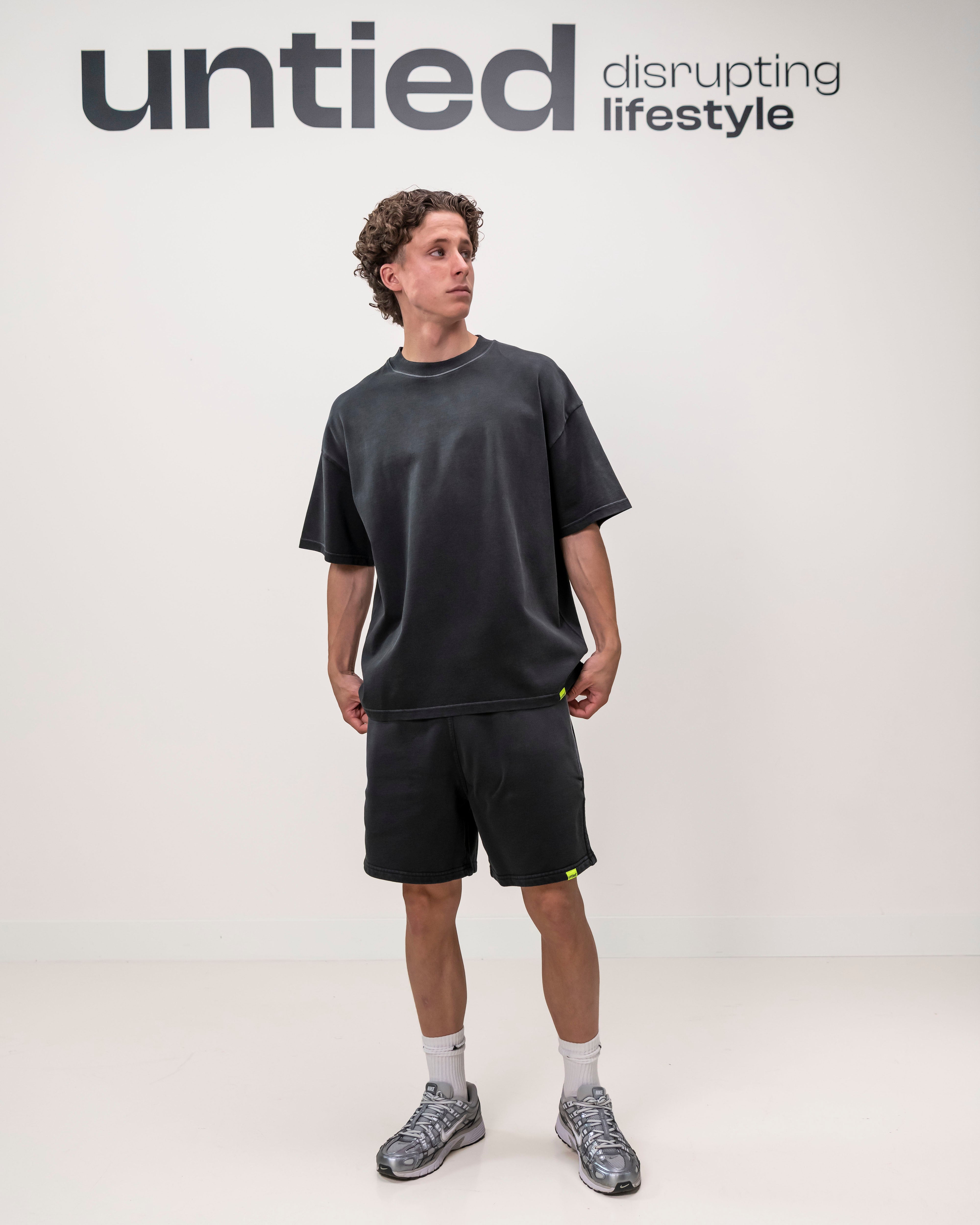 UNTIED® T-SHIRT — Black Sun Faded – Untied