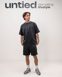 UNTIED® T-SHIRT — Black Sun Faded