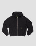 UNTIED® ZIP HOODIE — Black