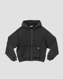 UNTIED® ZIP HOODIE — Vintage Black